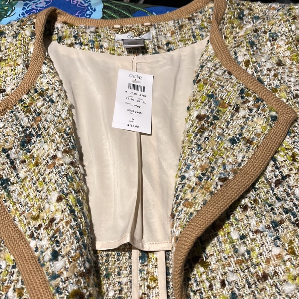 Cache USA  NWT textured blazer winter - Picture 10 of 11